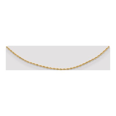 14K Yellow Gold 1.85mm Diamond-Cut 14-Inch Quadruple Rope Chain – view 4