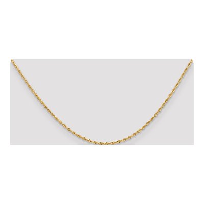 14K Yellow Gold 1.85mm Diamond-Cut Quadruple Rope Chain – view 5