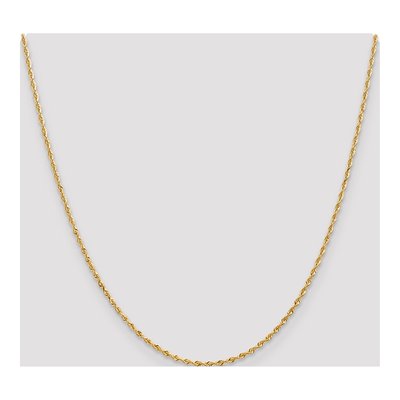 14K Yellow Gold 1.85mm Diamond-Cut Quadruple Rope Chain – view 5