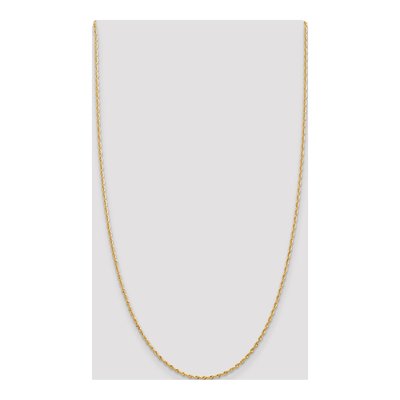 14K Yellow Gold 1.85mm Diamond-Cut Quadruple Rope Chain – view 5