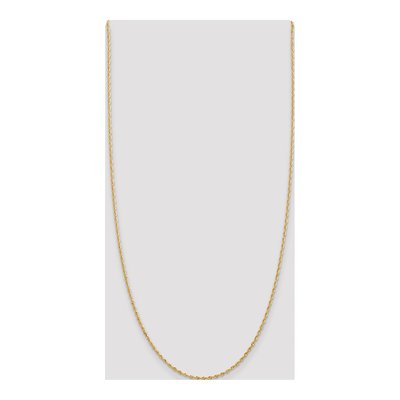 14K Yellow Gold 1.85mm Diamond-Cut Quadruple Rope Chain – view 5