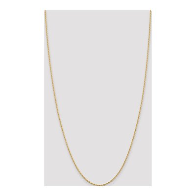 14K Yellow Gold 2mm Diamond-Cut Quadruple Rope Chain – view 5