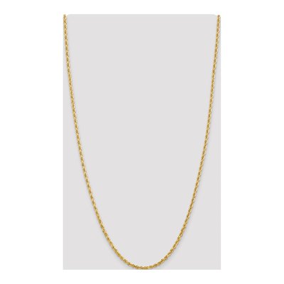 14K Yellow Gold 3.35mm Diamond-Cut Quadruple Rope Chain – view 5