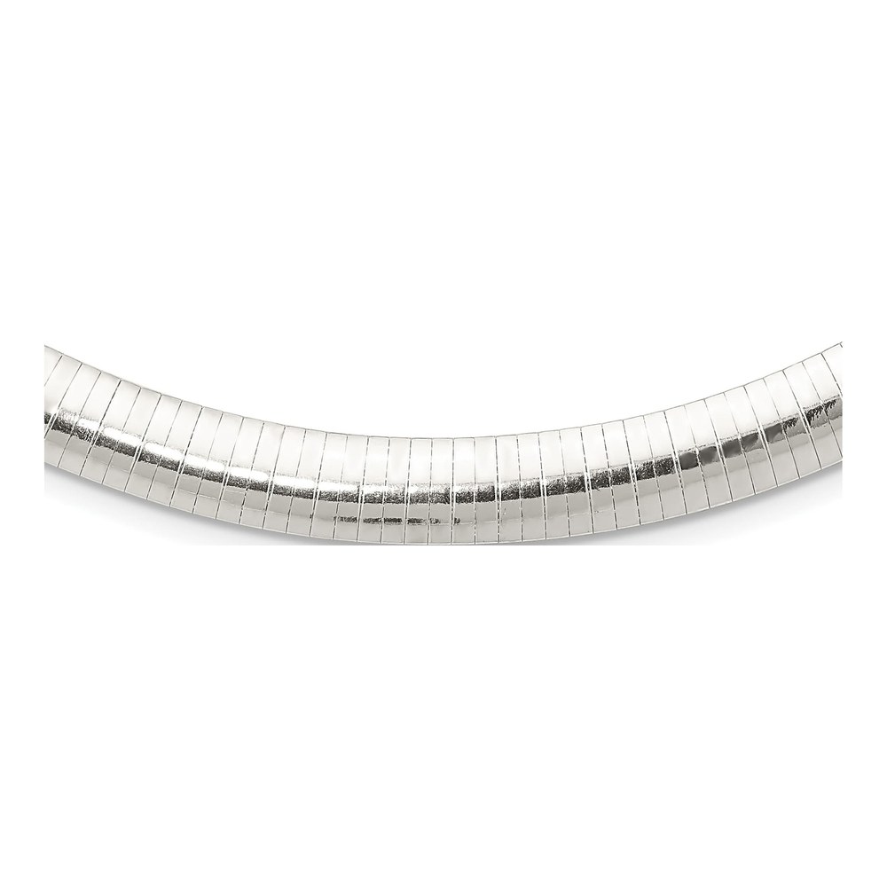 Sterling Silver 10mm Cubetto Necklace, 18 in