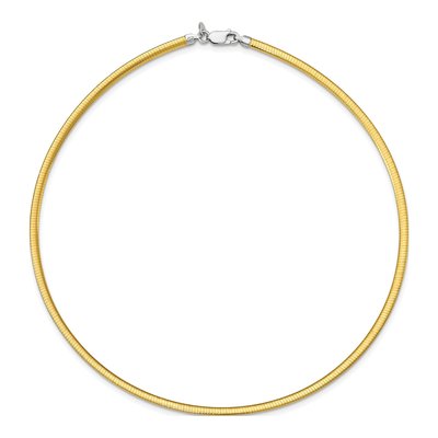 Gold-Plated Sterling Silver Reversible Cubetto Necklace – view 6