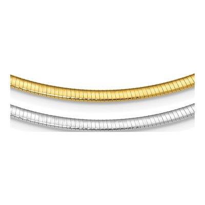Gold-Plated Sterling Silver Reversible Cubetto Necklace