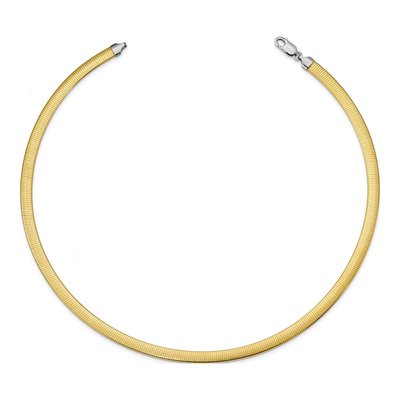 Gold-Plated Sterling Silver Reversible Cubetto Necklace – view 5