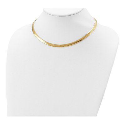 Gold-Plated Sterling Silver Reversible Cubetto Necklace – view 6