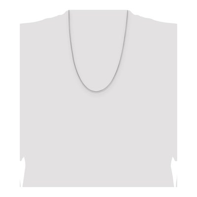 Sterling Silver 0.95mm Diamond-Cut Round Box Chain – view 4