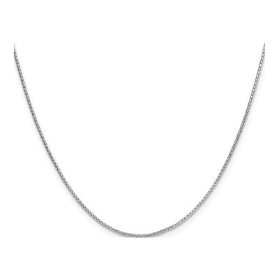 Sterling Silver 0.95mm Diamond-Cut Round Box Chain – view 2