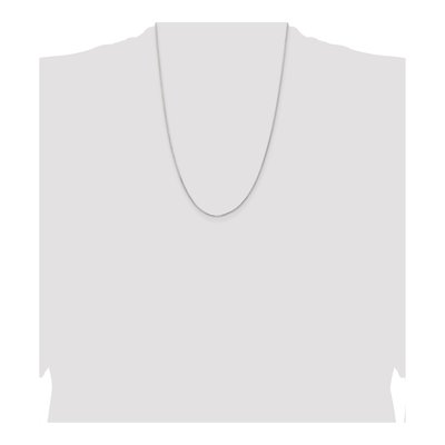 Sterling Silver 1.1mm Diamond-Cut Round Box Chain – view 4