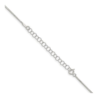 Sterling Silver 1.1mm Diamond-Cut Round Box Chain – view 3