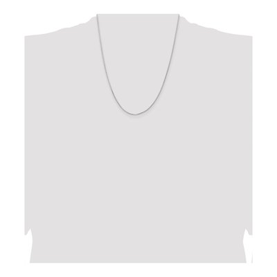 Sterling Silver 1.1mm Diamond-Cut Round Box Chain – view 4