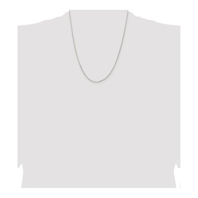 Sterling Silver 1.1mm Diamond-Cut Round Box Chain – view 4