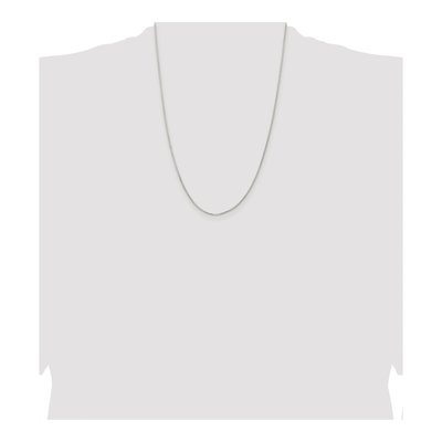 Sterling Silver 1.1mm Diamond-Cut Round Box Chain – view 4