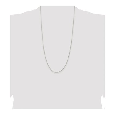 Sterling Silver 1.1mm Diamond-Cut Round Box Chain – view 4