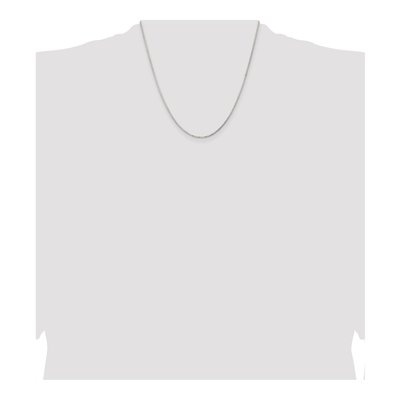 Sterling Silver 1.3mm Diamond-Cut Round Box Chain – view 4