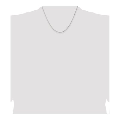 Sterling Silver 1.3mm Diamond-Cut Round Box Chain – view 4