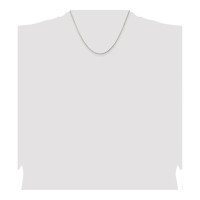 Sterling Silver 1.3mm Diamond-Cut Round Box Chain – view 4