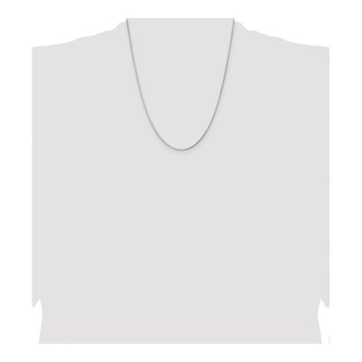 Sterling Silver 1.3mm Diamond-Cut Round Box Chain – view 4