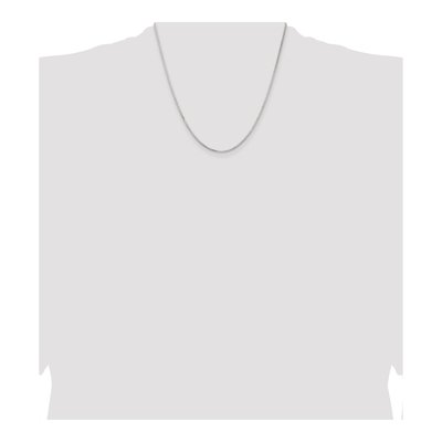 Sterling Silver 1.5mm Diamond-Cut Round Box Chain – view 4