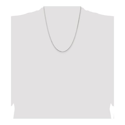 Sterling Silver 1.5mm Diamond-Cut Round Box Chain – view 4