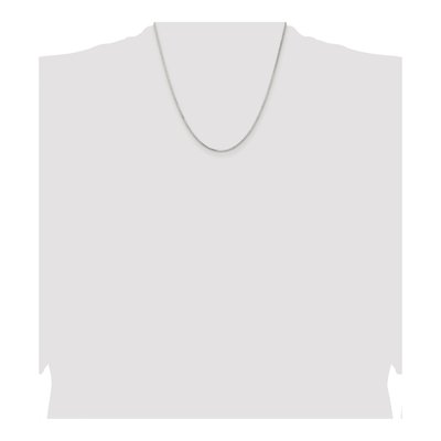 Sterling Silver 1.5mm Diamond-Cut Round Box Chain – view 4