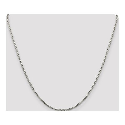 Sterling Silver 1.75mm Diamond-Cut Round Box Chain – view 4
