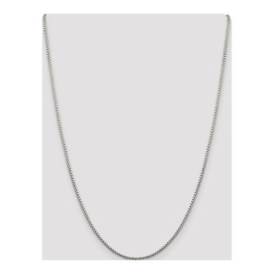 Sterling Silver 1.75mm Diamond-Cut Round Box Chain – view 4