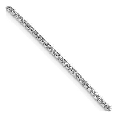 Sterling Silver 1.75mm Diamond-Cut Round Box Chain