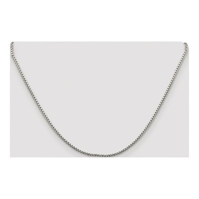 Sterling Silver 1.75mm Diamond-Cut Round Box Chain – view 4