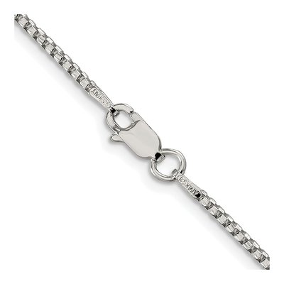 Sterling Silver 1.75mm Diamond-Cut Round Box Chain – view 3
