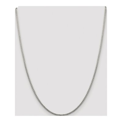 Sterling Silver 1.75mm Diamond-Cut Round Box Chain – view 4
