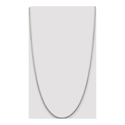 Sterling Silver 1.75mm Diamond-Cut Round Box Chain – view 4