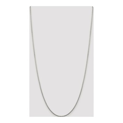 Sterling Silver 1.75mm Diamond-Cut Round Box Chain – view 4