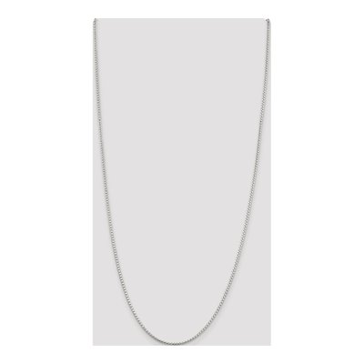 Sterling Silver 2mm Diamond-Cut Round Box Chain – view 4