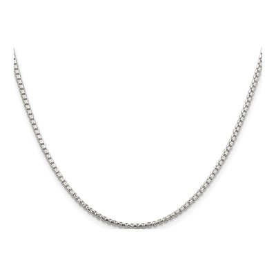 Sterling Silver 2mm Diamond-Cut Round Box Chain – view 2