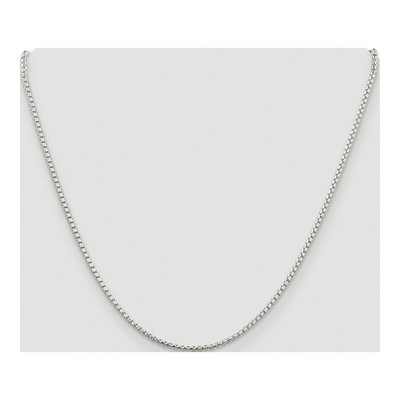 Sterling Silver 2mm Diamond-Cut Round Box Chain – view 4