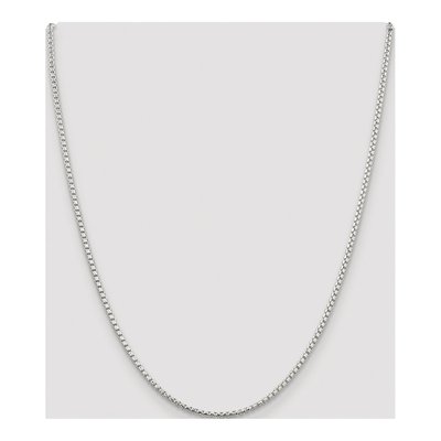 Sterling Silver 2mm Diamond-Cut Round Box Chain – view 4