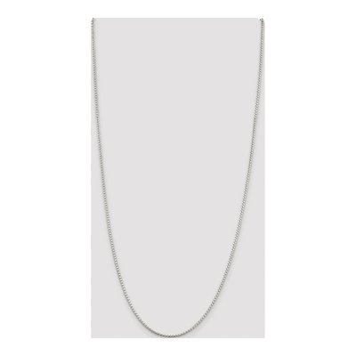 Sterling Silver 2mm Diamond-Cut Round Box Chain – view 4