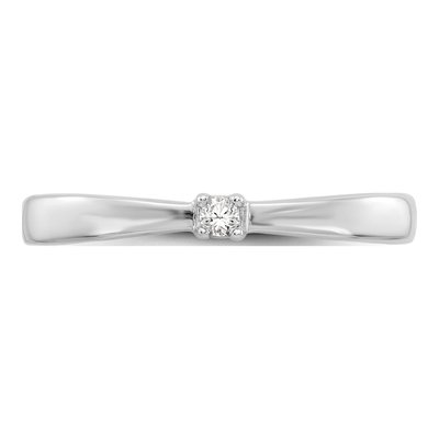 Sterling Silver Diamond Ring – view 6