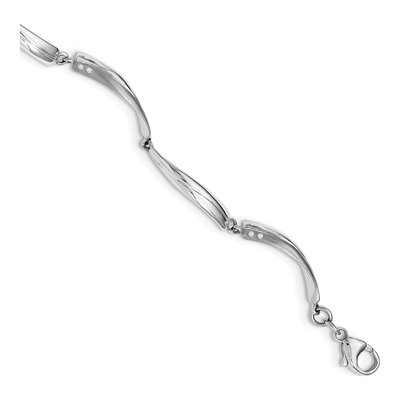 Sterling Silver Diamond Bracelet