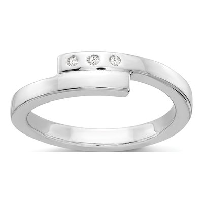 Sterling Silver Diamond Ring