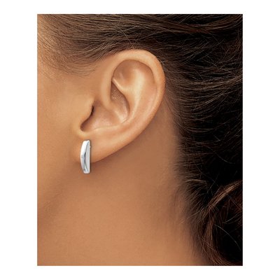 Sterling Silver Diamond Dangle Earrings – view 4