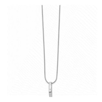 Sterling Silver Diamond Necklace – view 3
