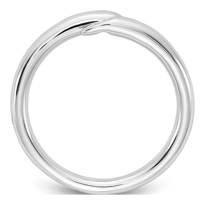 Sterling Silver Diamond Ring – view 3