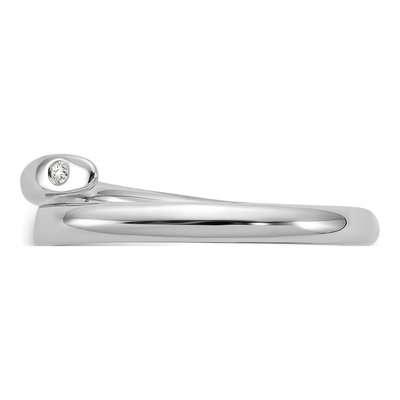 Sterling Silver Diamond Ring – view 4