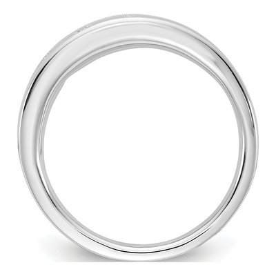 Sterling Silver Diamond Ring – view 3