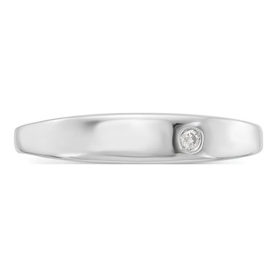 Sterling Silver Diamond Ring – view 6