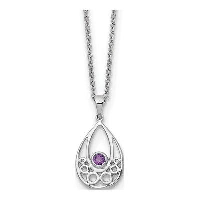 Sterling Silver Amethyst Necklace
